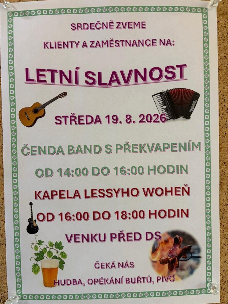 Letní slavnost v&nbsp;Domově seniorů
